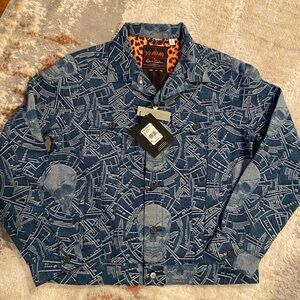Robert Graham Hysteria Denim skull Jacket